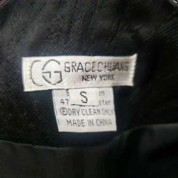 Grace Chuang New York Black Jacket Size Small - Picture 3 of 4